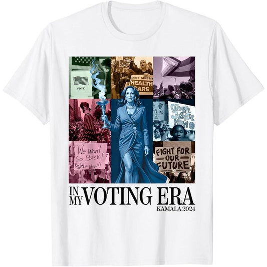 Kamala Harris 2024 Tour In My Voting Era Madam President T-Shirt made in usa