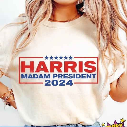 Kamala Harris shirt, Kamala Harris President tshirt, Kamala for President shirt, Kamala Harris 2024 shirt, Madam President tshirt, Kamala for Cricut