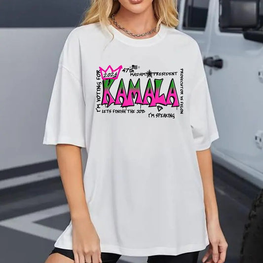 Kamala Let's Finish The Job Shirt, Madam President Kamala Harris 2024 Shirt, President 2024 Shirt, Kamala Harris Shirt, Election 2024 Shirt, Vote For Harris Shirt
