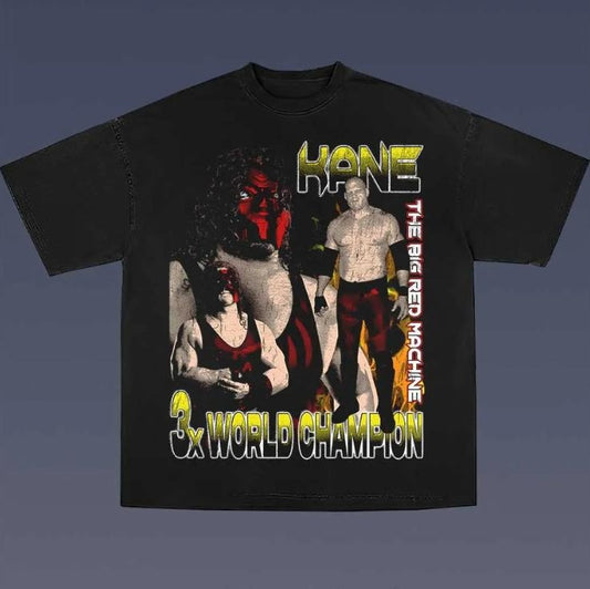 Kane Vintage Graphic Tees, Wrestling Tshirt, WWE Shirts, Masters 2025 Merch, Unisex Vacation Outfits Men Clothing Gifts Women Streetwear