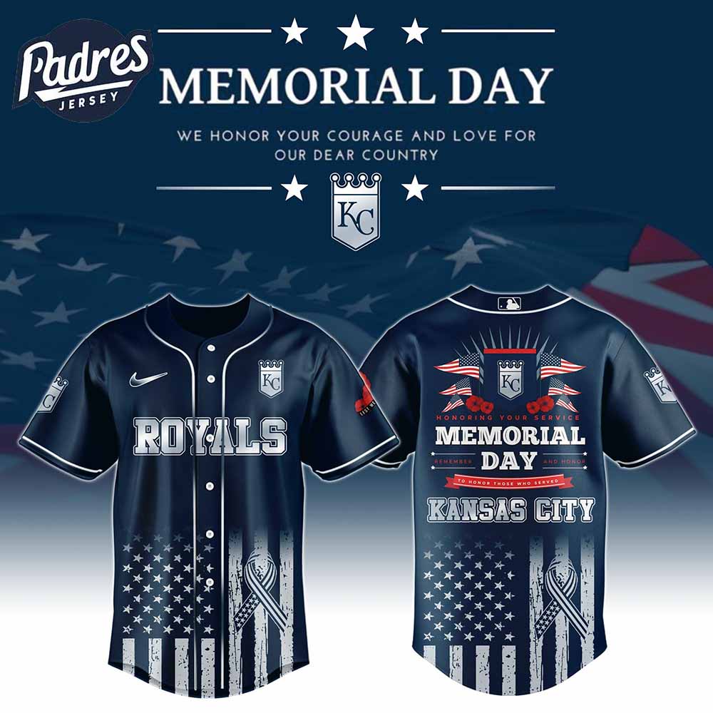 Kansas City Royals Special Memorial Day Baseball Jersey - Padres Jersey Oasis: Elevate Your Baseball Style Game