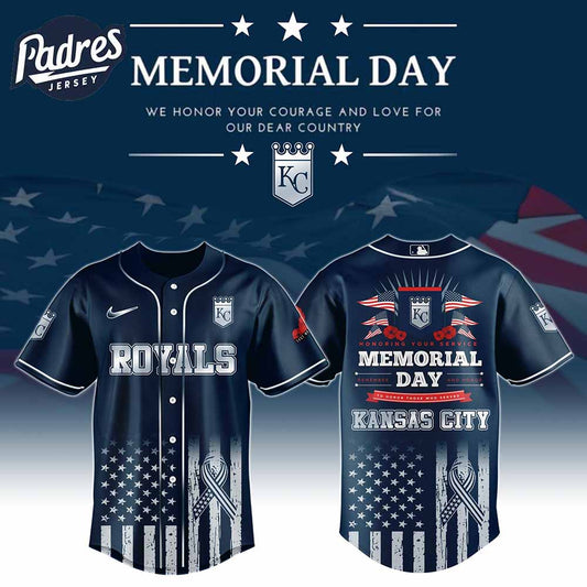 Kansas City Royals Special Memorial Day Baseball Jersey - Padres Jersey Oasis: Elevate Your Baseball Style Game