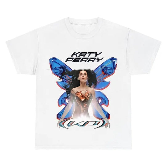 Kattyyy White Graphic T-shirt, Graphic Tee Craze
