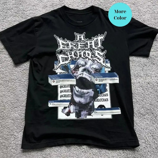 Ken Carson A Great Chaos Offical Tour Merch 2024, Trendy sweatshirt, Cotton unisex T-shirt,