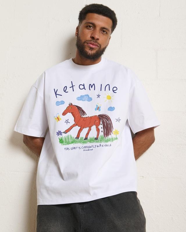 Ketamean Funny Shirt, Ketamean Horse Tshirt, Cute Meme T Shirt, Ketamean Graphic Tee, EDM Festival Outfit, BFF Gifts