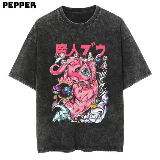 Kid Buu Vintage Tshirt , Dragon Ball Shirt , Kid Buu Tshirt , Kid Buu Merch , Dragon Ball Shirt Top Menwear