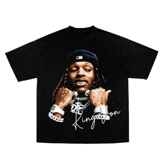 King Von T-Shirt, Vintage Unisex Tee, Rapper Merchandise, Music Concert Apparel, Gift for Fans, Unisex Top for Women and Men, Trendy Womenswear