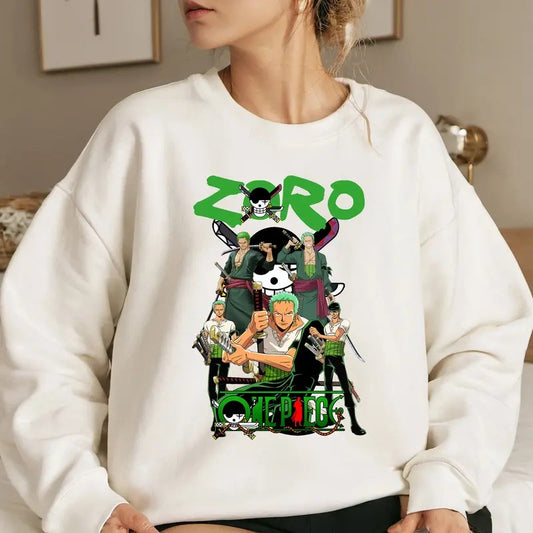 King of Hell Straw Hat OP Shirt Crewneck Hoodie, Anime Shirt Comfort Cotton
