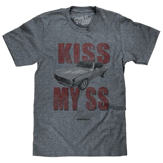 Kiss My SS Chevrolet Camaro T-Shirt - Gray