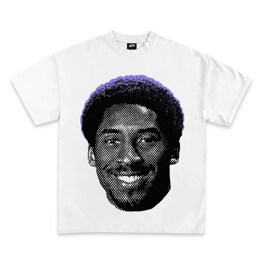 Kobe Bryant Big Face Shirt Vintage Inspirational Basketball Graphic Tee Shirt Motivational Sports Shirt for Men Women Streetwear