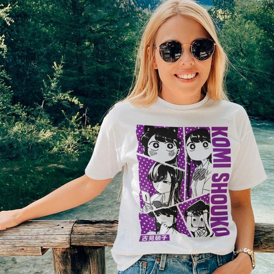 Komi Shouko Komi Can't Communicate new T-Shirt S-4XL,komi san, cat ears, waifu