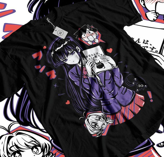 Komi san Can't Communicate T-Shirt S-4XL,hitohito,omoharu,ren,anime,manga,all size