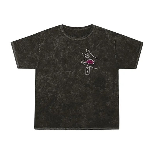 Kon Fox Shirt - Dyenomite Mineral Wash Vintage T-Shirt, Japanese Kitsune Mask, Devil Spirit Fox, Distressed Anime Tee, Cotton Menswear