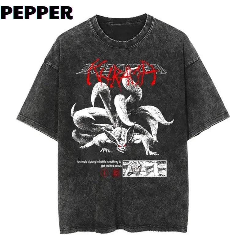 Kurama Vintage Tee Menswear Top Underwear Streetwear