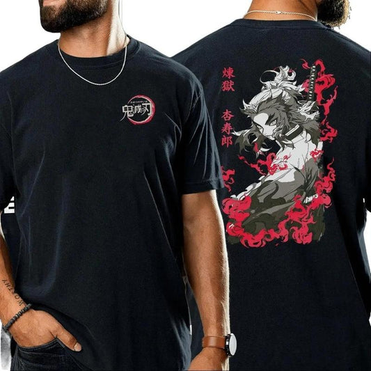 Kyojuro Rengoku Flame Hashira shirt, Demon Slayer t-shirt, Anime sweatshirt hoodie, Anime lover t-shirt Menswear