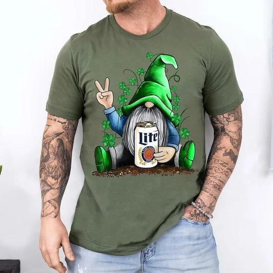 L!te Shirt, 2-sided T-shirt For Men, Beer Drinking Shirt For Men And Women, Funny Drinking Tee, Father's Day Gifts