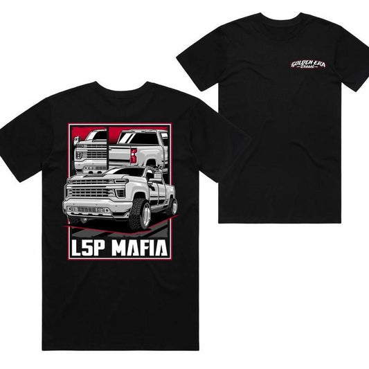 L5p Mafia Tee - Graphic Truck Enthusiasts Stylish Car Merch For Automotive Enthusiasts