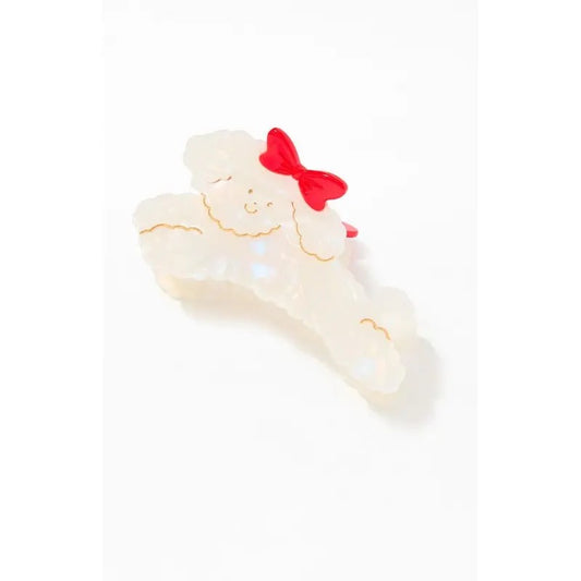 LA Hearts Women's Poodle Hair Claw Clip