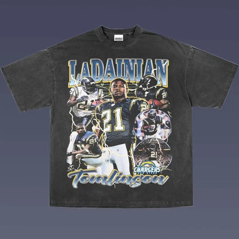 LADAINIAN TOMLINSON 1.0 VINTAGE TEE | AMERICAN FOOTBALL | GIFT FOR FAN