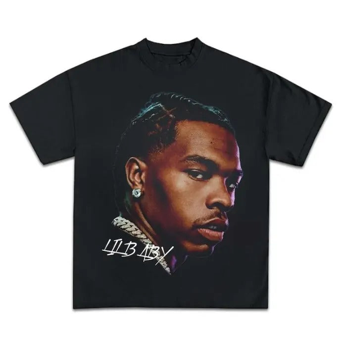 LIL BABY T-SHIRT Rap Tee Concert Merch Harder Than Ever Young Thug Gunna Hip Hop Graphic Print hiphop tee