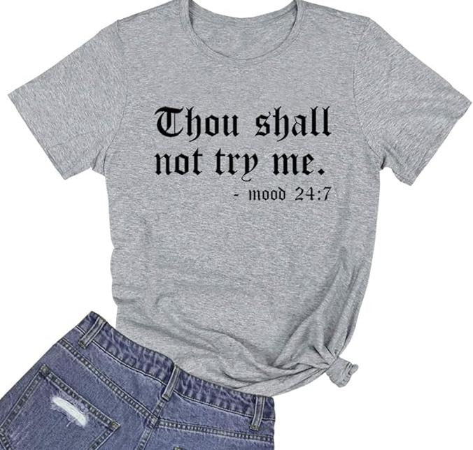 LOOKFACE Women Graphic Cute T Shirts Funny Tees - unisex t shirt