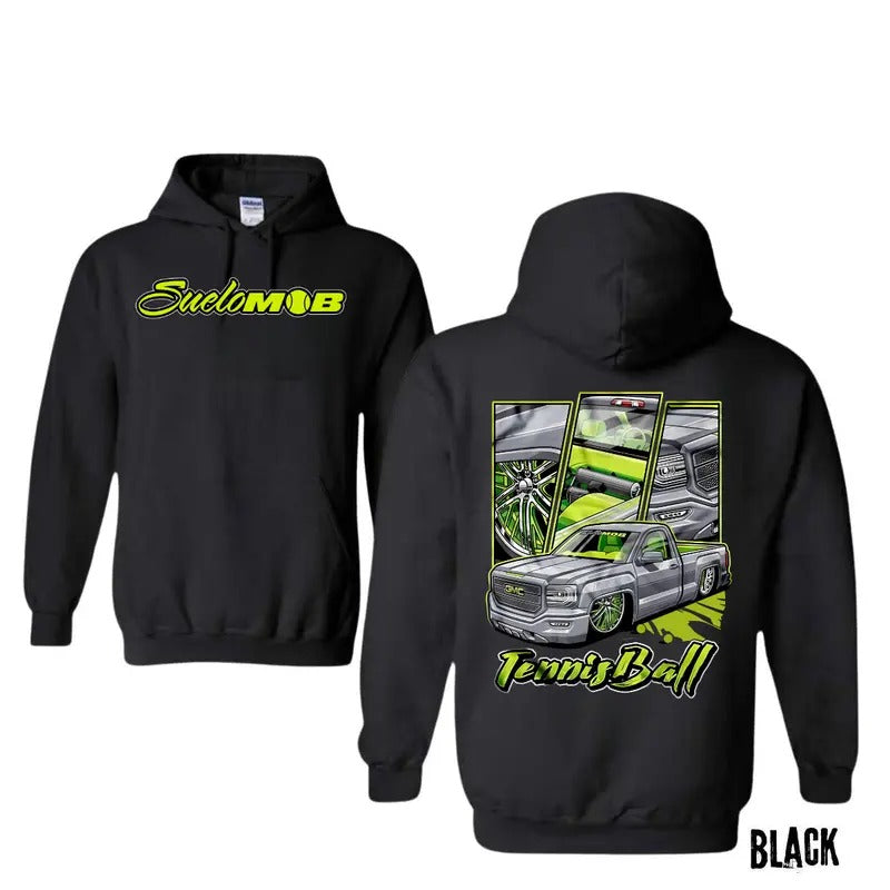 La Tennis Ball 2.0 Car Lover T-Shirt - Crewneck Sweatshirt - Hoodie, Automotive Graphic Tee, Car Enthusiast Apparel, Casual Car Merch for Men