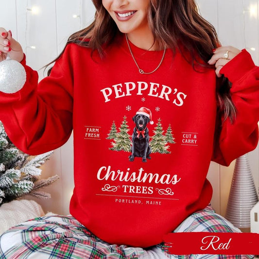 Labrador Retriever Christmas Sweatshirt Labrador Retriever Shirt Christmas Dog Sweater Holiday Pullover Dog Mom Christmas Gift Labrador Dad, Unisex Trendy