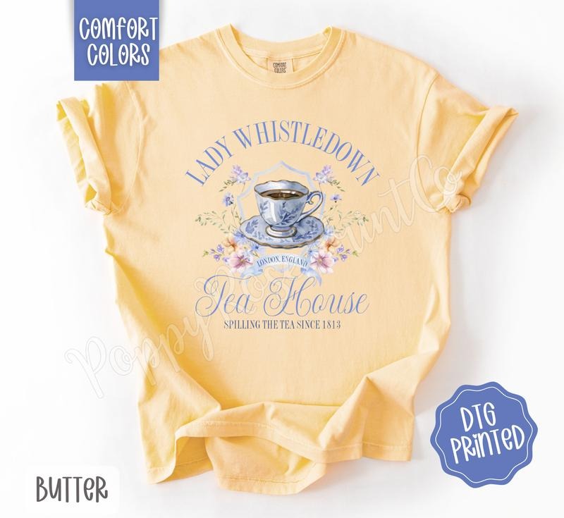 Lady Whistledown Shirt Comfort Colors, Trendy Graphic Tshirt