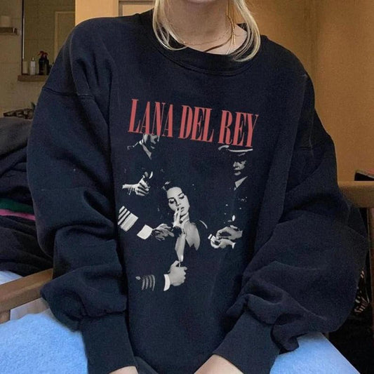 Lana Del Ray Smoking retro 90s Tee, Lana Del Rey Graphic Unisex Shirt, Lana Del Ray Y2K Shirt