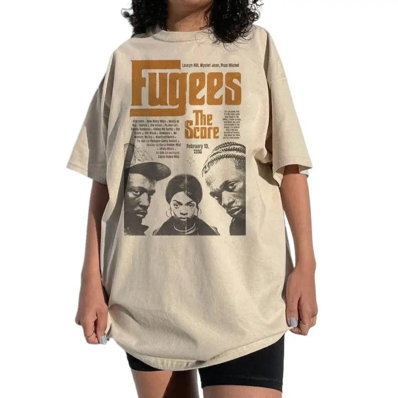 Lauryn 90s Music Shirt, Fugees Unisex Shirt The Fugees The Score Shirt, Fan Gift Classic 90s Shirt Cotton