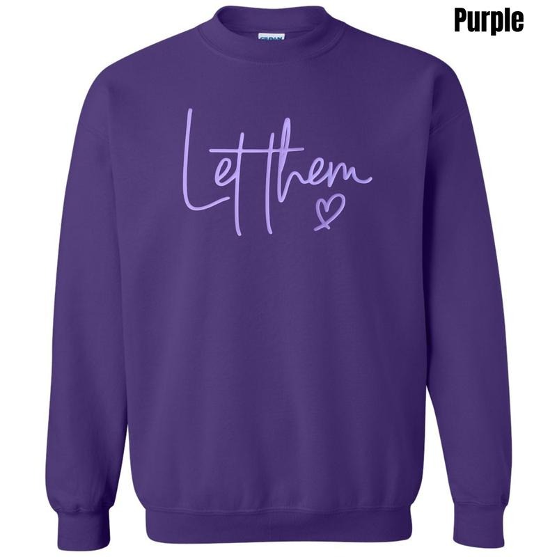 Lavender Let Them PUFF Sweatshirt