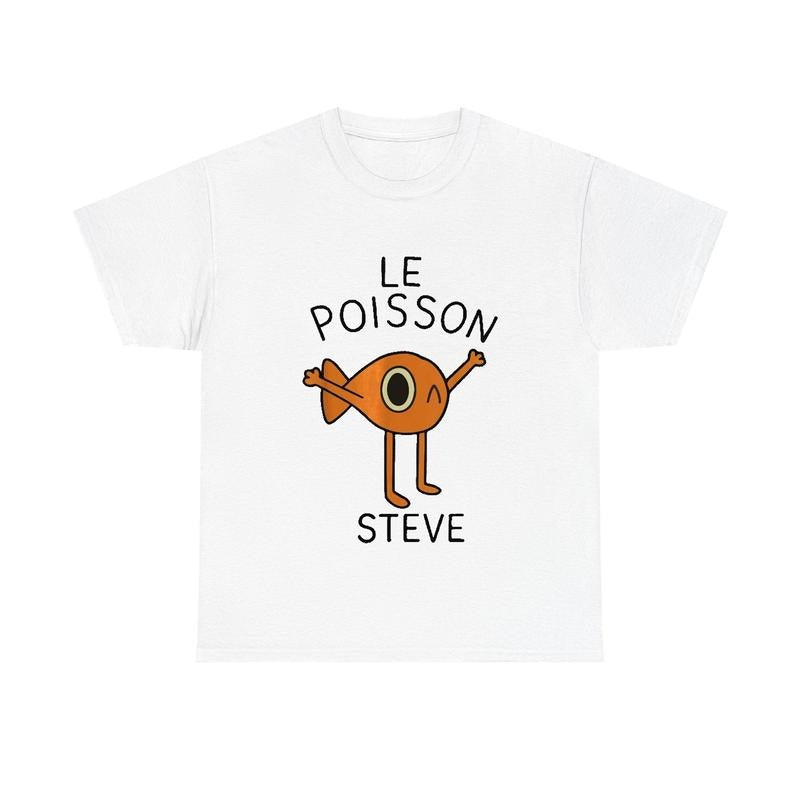 Le Poisson Stevee Funny Meme Unisex Graphic T-shirt