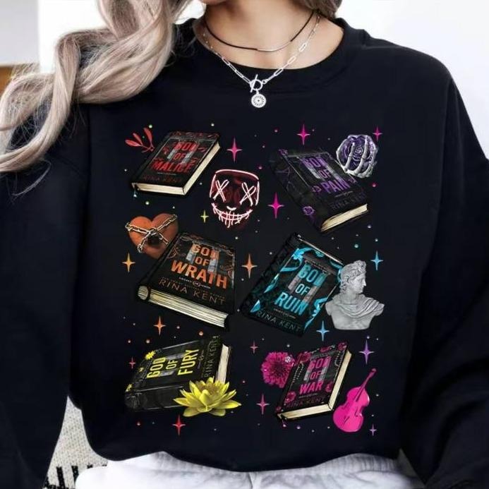 Legacy of Gods Book Sweatshirt, Elites, God of Malice, Rina Kent Merch, Dark Romance Hoodie, I Lover You Booktok Sweater, Dark Academia Shirt, Morally Grey Book Club Shirt, Book Lover Gifts
