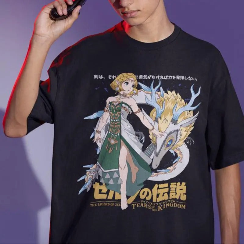 Legend of Zelda Tee, Video Games Shirt, Retro Gaming Tees, Funny Zelda Gift Shirt, Anime Shirt
