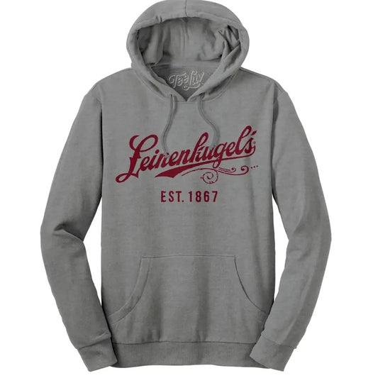 Leinenkugel's Beer Logo Pullover Hooded Sweatshirt - Gray
