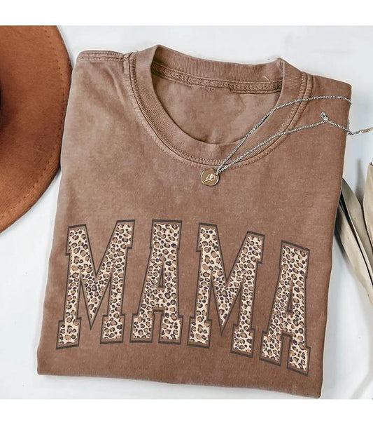 Leopard Mama Shirt, Mothers Day Gift, Mom Shirt, Retro Mama Shirt, Gift For Mom, Mama Shirt, Gift for her, crewneck