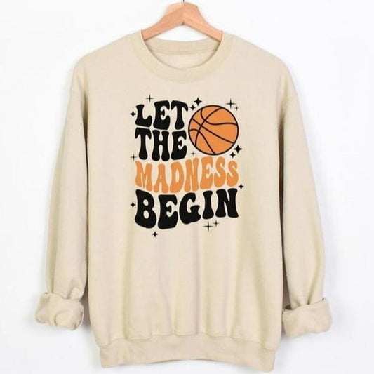 Let The Madness Begin Unisex Classic Shirt, March Madness Shirt, College Basketball Shirt, Basketball Lover Shirt, Basketball Season shirt, Basketball Fan