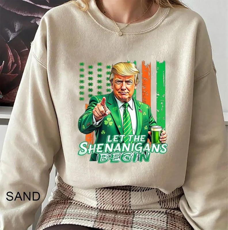Let The Shenanigans Begin Trump St Patrick's Day Shirt