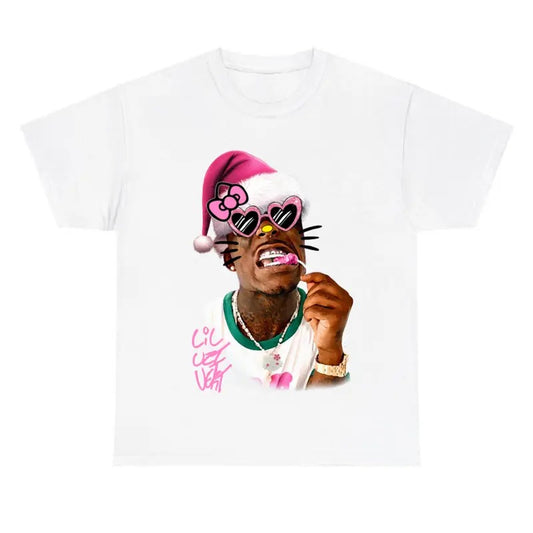 Lil Uziiii Pink Santa Christmas T-Shirt Gift For Fans Shirt