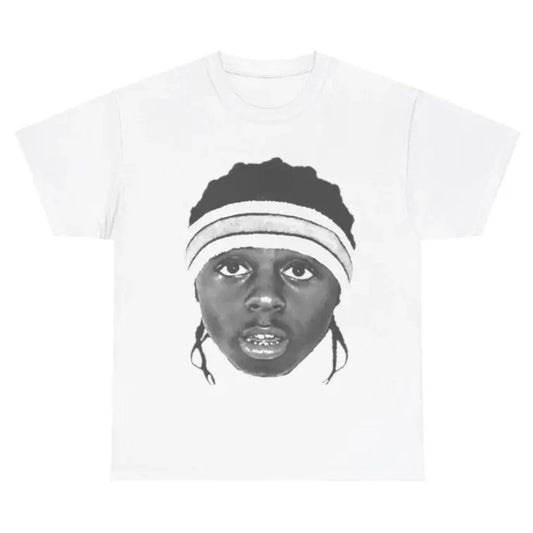 Lil Wayne Black White Rapper Graphic Tshirt