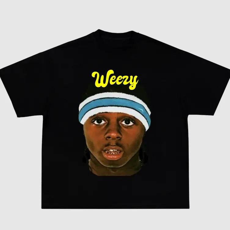 Lil Waynee Black T-shirt - Men's Classic Cotton Tee