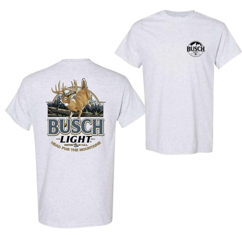Limited Busch Light Deer Label Double Side Shirt, For Men, For Women