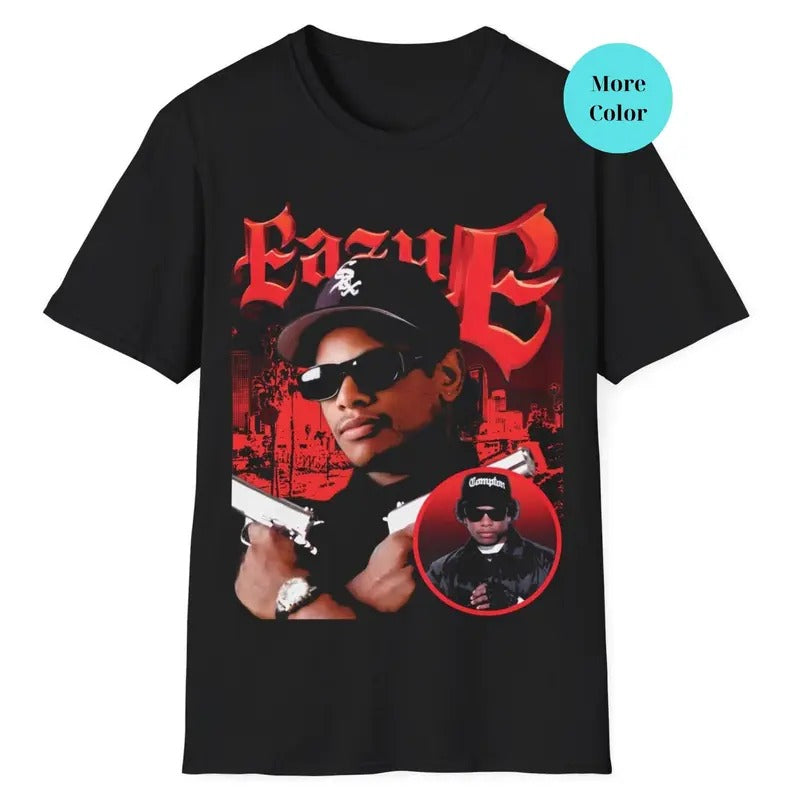 Limited Eazy E NWA Compton Shirt, Vintage Hip Hop Rap Legend tee, Bootleg Rap Unisex T-shirt