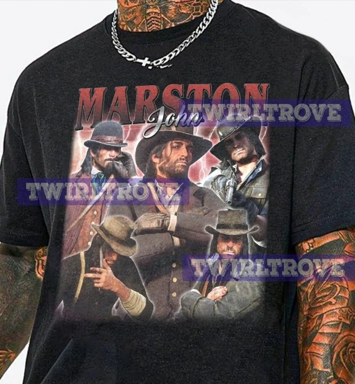 Limited John Marton Rockstar Version Vintage T-Shirt, Gift For Women and Man Unisex T-Shirt, 90s Vintage Bootleg Tshirt