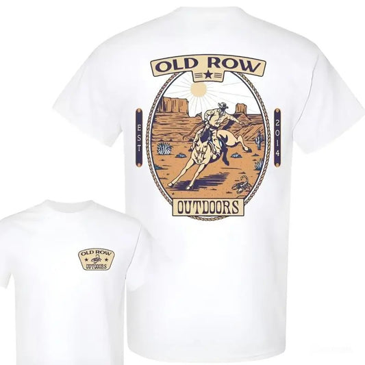 Limited Old Row Outdoors Western Cowb0y Tee, Trending Old Row Beer Lovers Unisex Cotton 2 sides T-shirt, Gift for Dad, for Mom Menswear Top