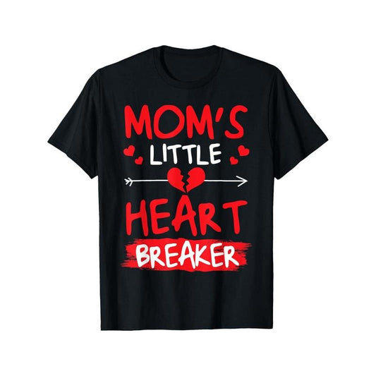 Little Heart Breaker" Men's T-Shirt - Funny Valentine's Day Graphic, 100% Cotton Short Sleeve Tee for Boyfriend or Husband made in usa
