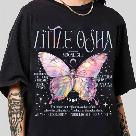 Little Osha Butterfly Unisex, Quicksilver Callie Hart Comfort Color T-Shirt, Saeris Fane Kingfisher Inspired Tee, Book Lover NCCFW