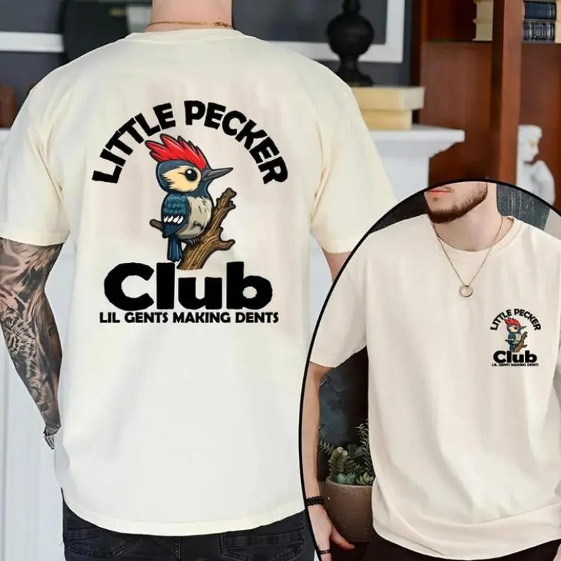 Little Pecker Club Men's T-shirt, Little Pecker Club Shirt, Little Pecker Club Pullover shirt