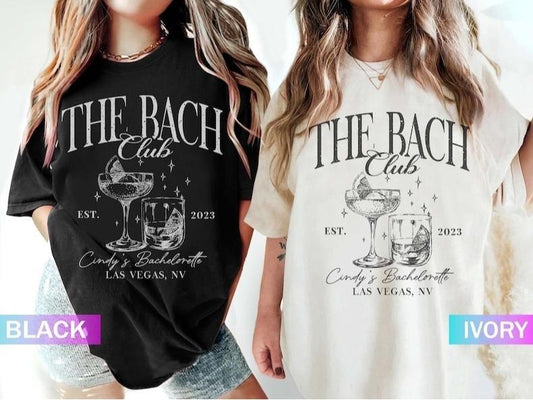 Location Bachelorette Shirts, Retro Cocktail Bachelorette Theme, Bridal Party Gifts, Gift for Bride, Bach Trip Shirts, Nashville Bach
