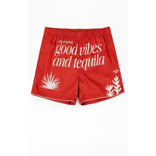 Los Sundays Men's Good Vibes 5" Swim Trunks